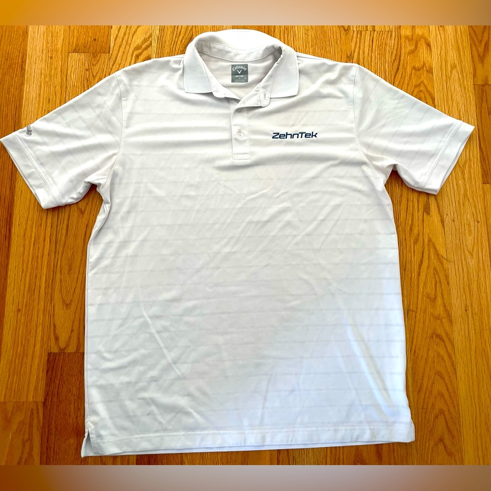 Callaway Large White Opti-Dri Polo